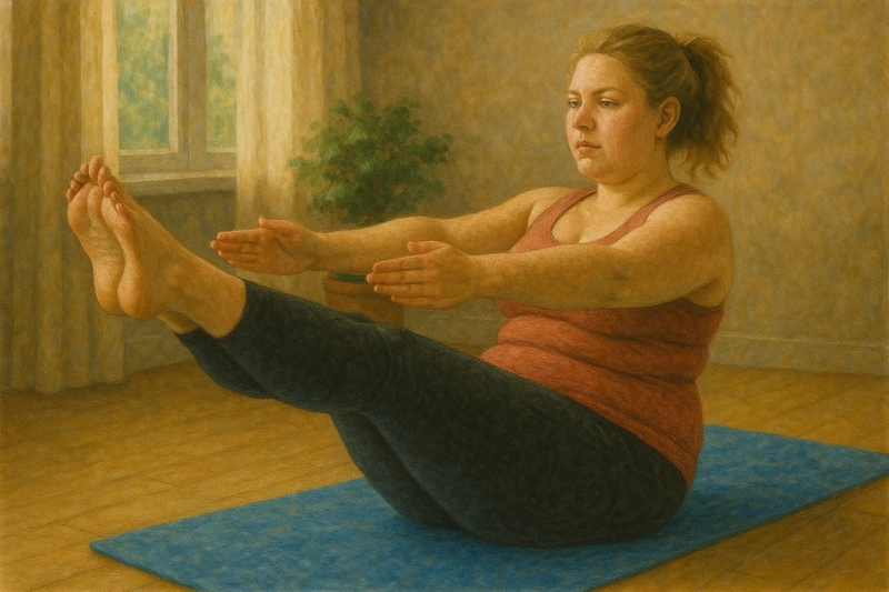 Йога для похудения дома